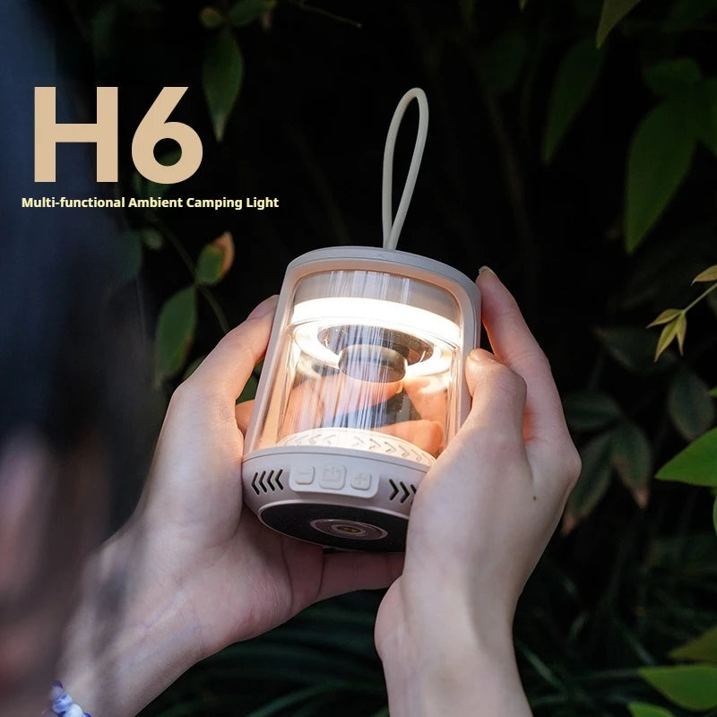 Camping Lantern Warm Light Long Battery Life Portable Tent Light Outdoor Camping Hanging Lamp Rechargeable Atmosphere Lighting