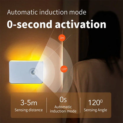 Stair Lights Motion Sensor Indoor Rechargeable Night Light Wireless Under Cabinet Lighting for Stairs Hallway Kitchen Bathroom