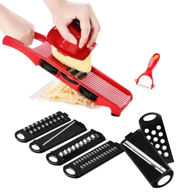 Vegetable Cutter 8 In 1 6 Dicing Blades Slicer