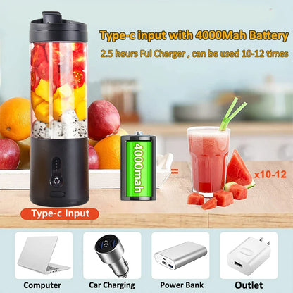 Rechargeable Portable Juicer Mixer