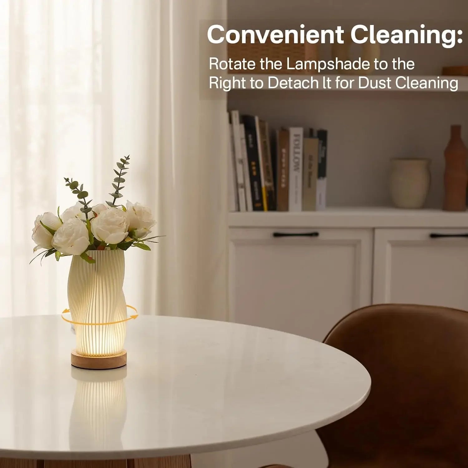 Vintage Boho Table Lamp – Cozy, Warm Lighting for Bedroom, Nightstands &amp; Desk