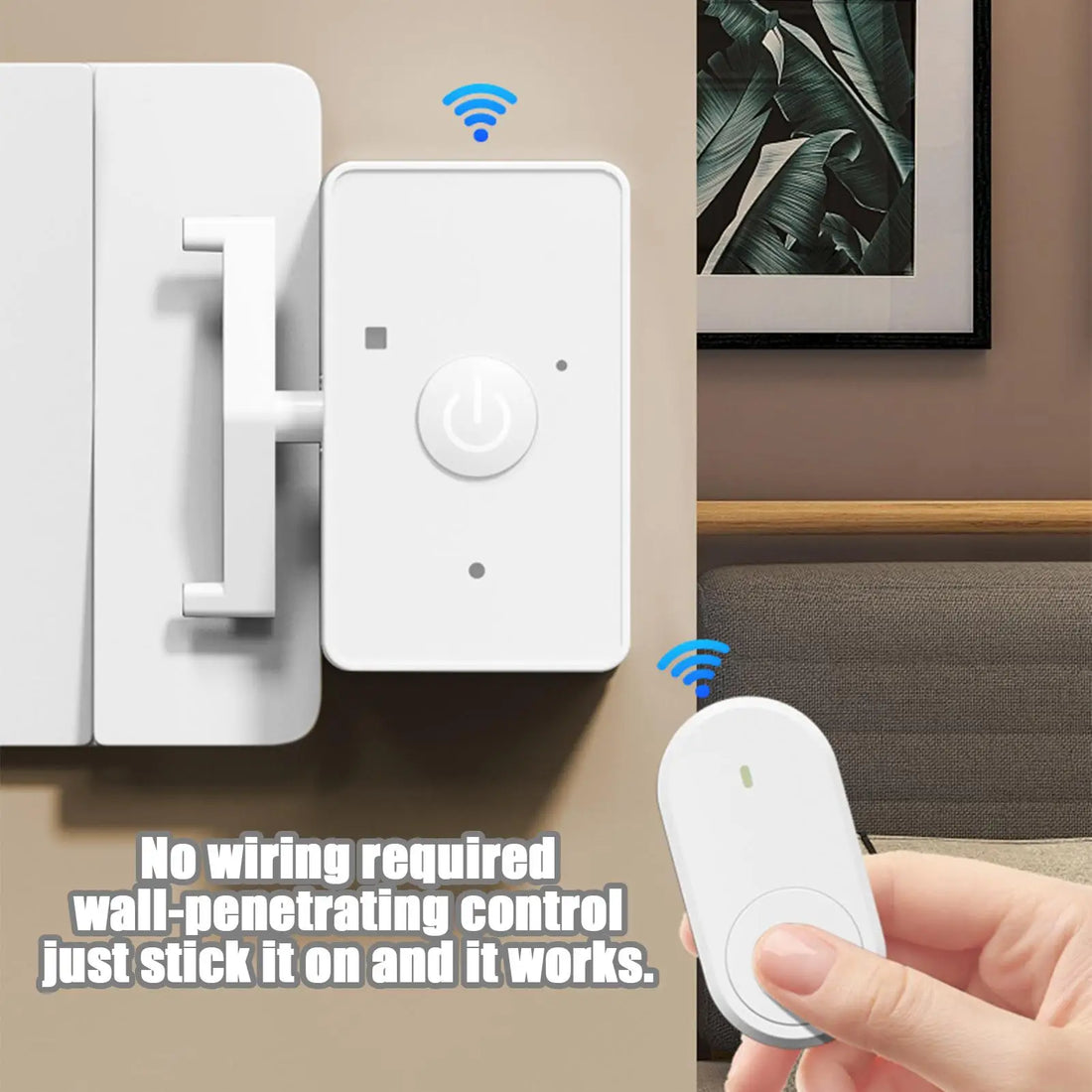 Smart Automatic Remote Control Button Pusher Wireless Switches Device for Home Dorm Lights No Wiring Needed Easy Install