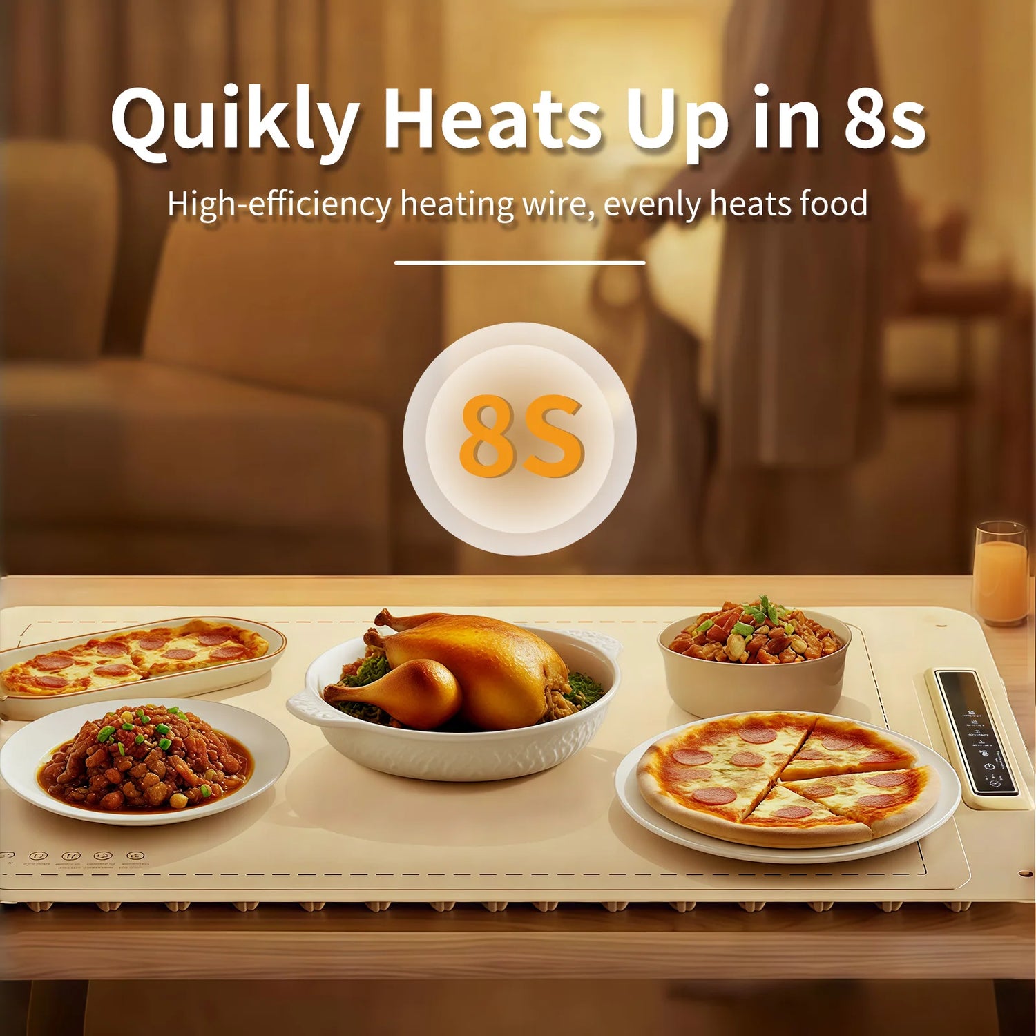 Electric heating plate,