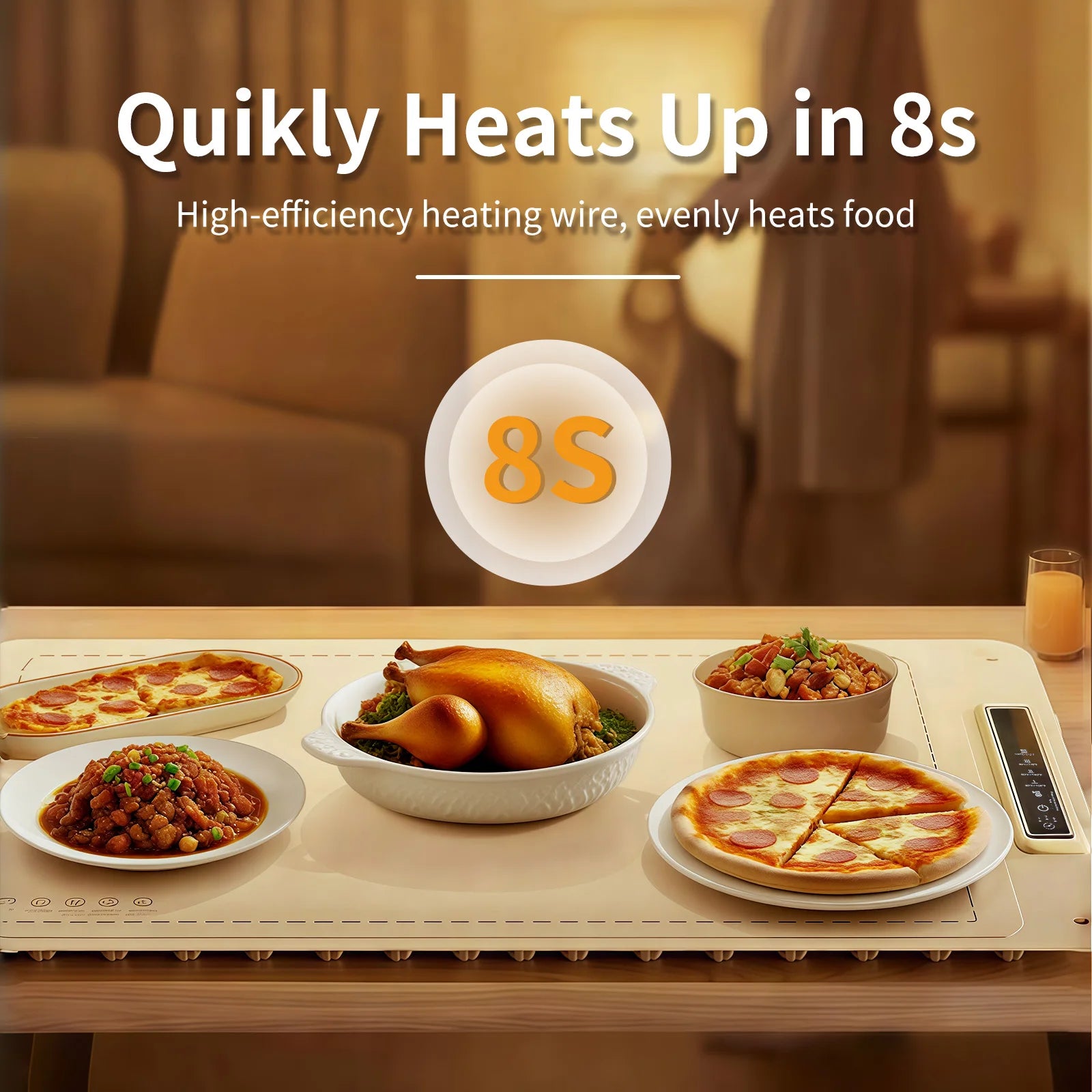 Electric heating plate,