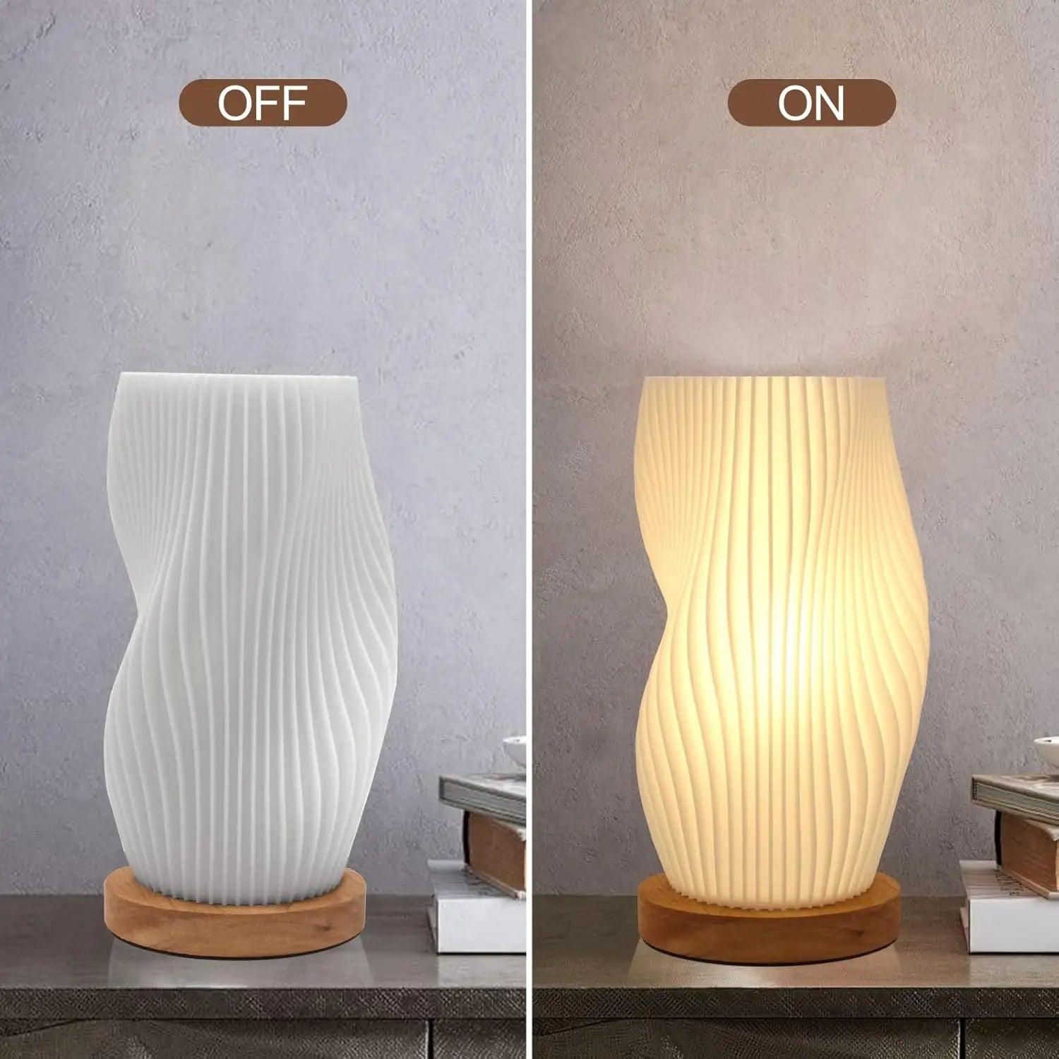 Vintage Boho Table Lamp – Cozy, Warm Lighting for Bedroom, Nightstands &amp; Desk
