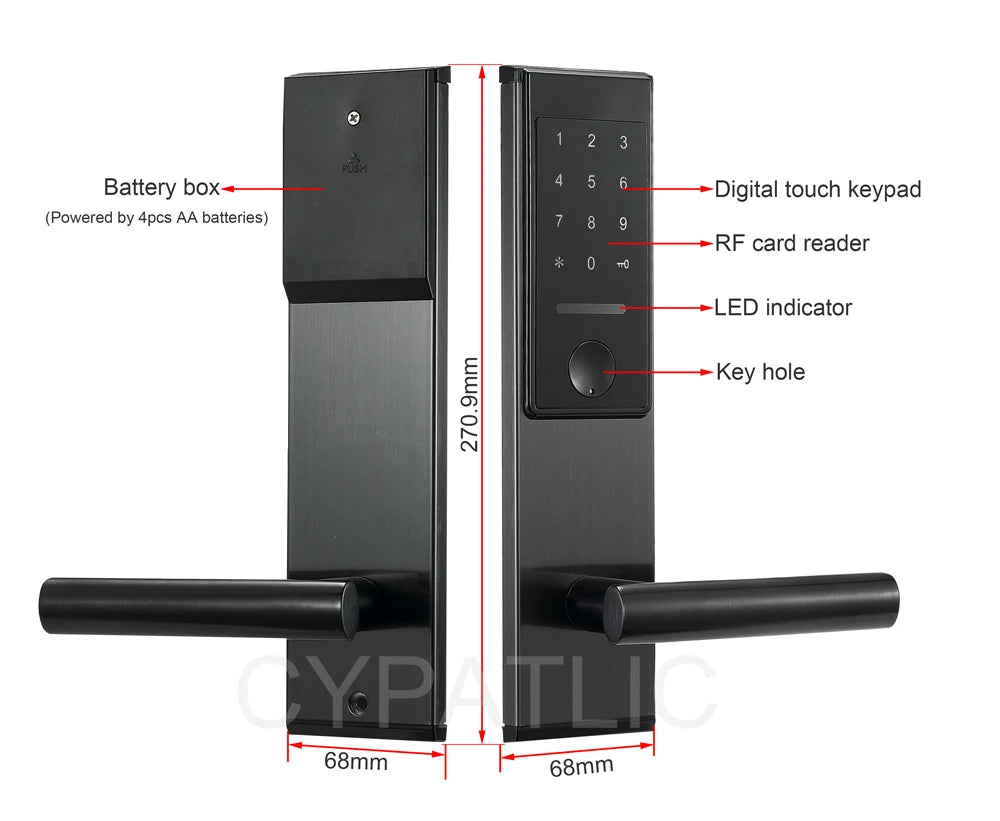 Stainless Steel Smart Door Lock