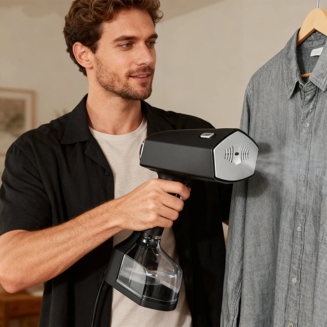 Fabric Steamer – Fast Heat-Up with 350ml Tank, Portable Travel Steam Ironn for Home &amp; Travel