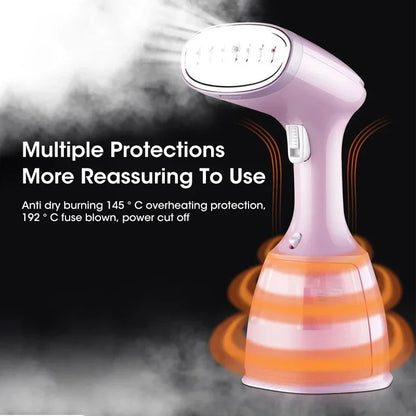1500W Handheld Garment Steamer – Portable Clothes &amp; Fabric Steam Iron