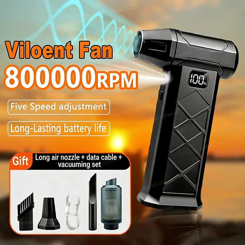 Rechargeable Turbo Fan"