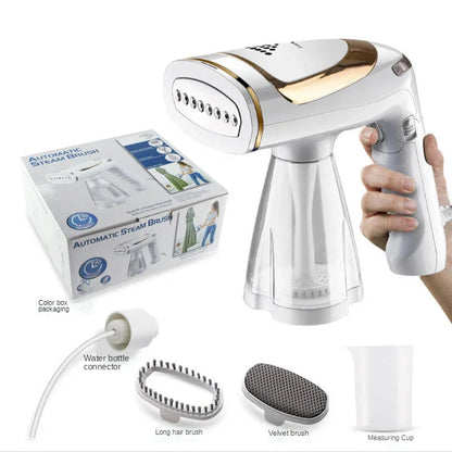 "Handheld Garment Steamer – Portable Travel Steamer for Wrinkles, Professional Grade"