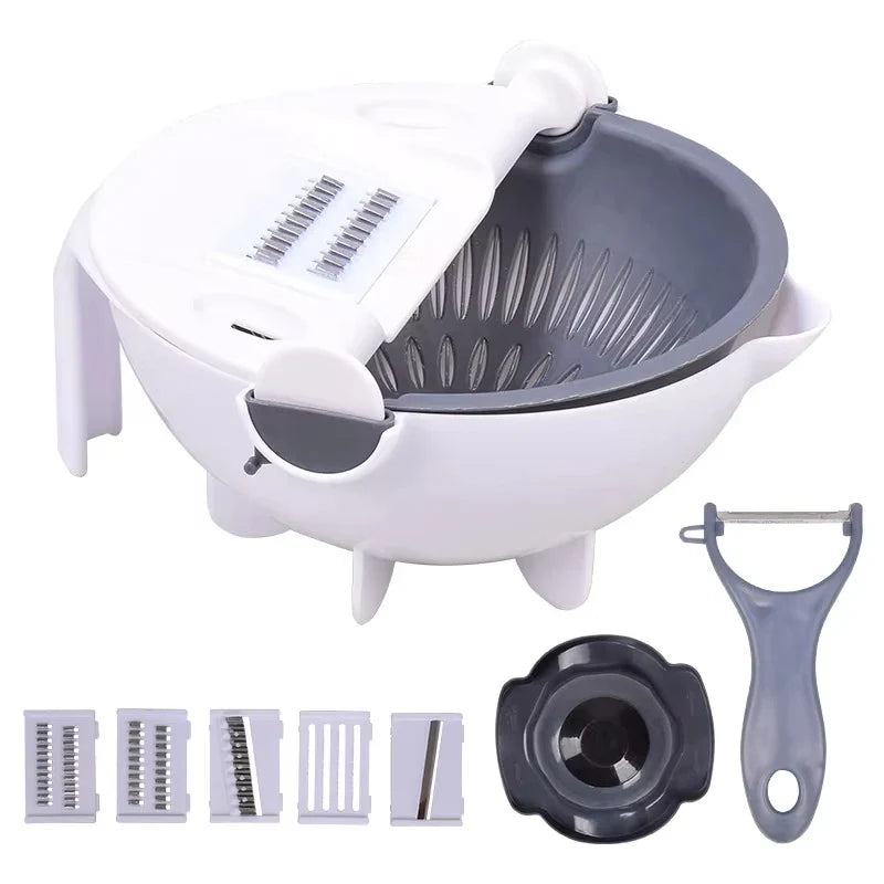 Vegetable Cutter with Drain Basket