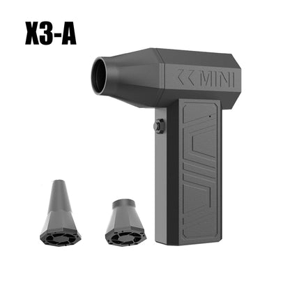 200,000RPM Violent Fan Air Blower – Brushless Turbo Jet, 52m/s Winds, Type-C Charging"