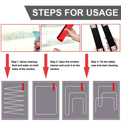 Magnetic Glazing Single Layer Magnet Window Cleaner Tool Brush Windows for Insulating Glass Durable Plastic Construction