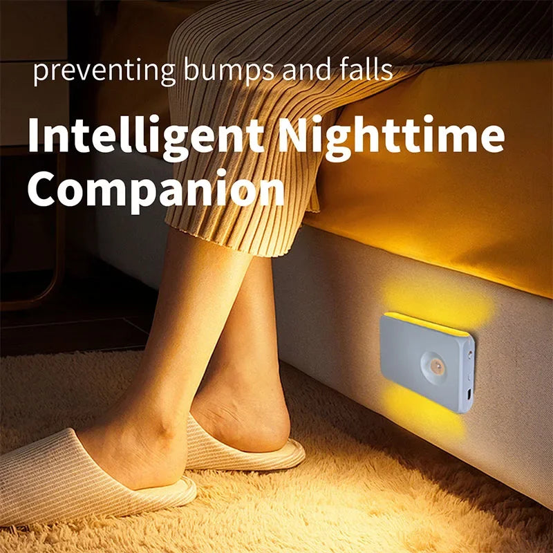 Stair Lights Motion Sensor Indoor Rechargeable Night Light Wireless Under Cabinet Lighting for Stairs Hallway Kitchen Bathroom