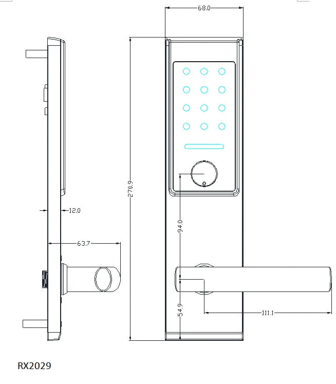 Stainless Steel Smart Door Lock