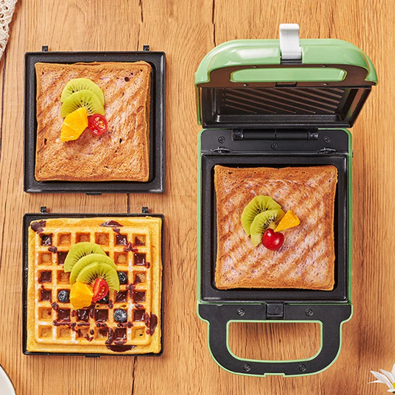 Electric Sandwich Maker &amp;WafflesBreakfast