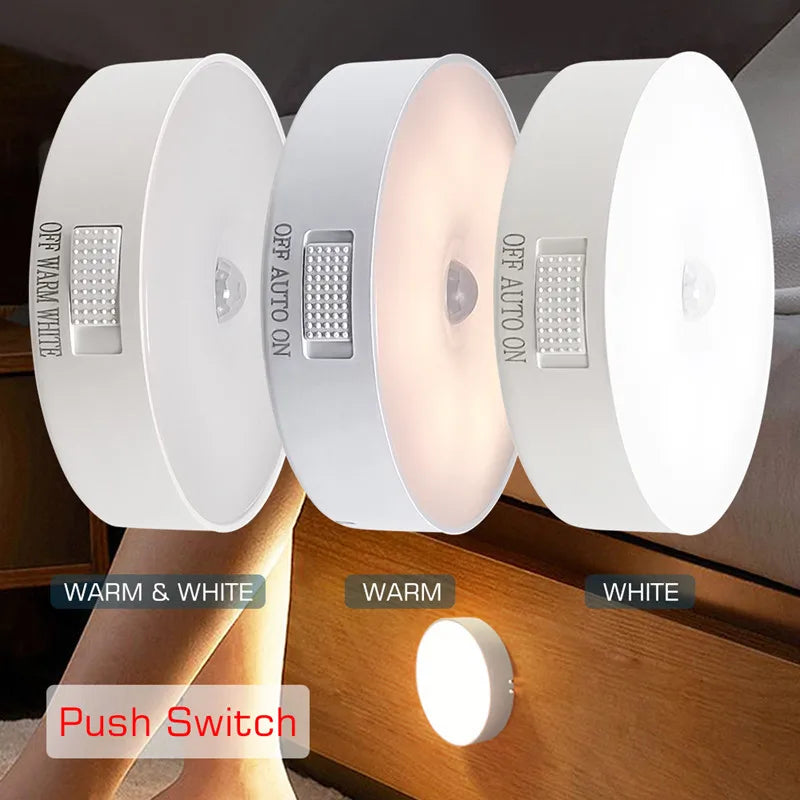 Motion Sensor Light USB Rechargeable Night Light