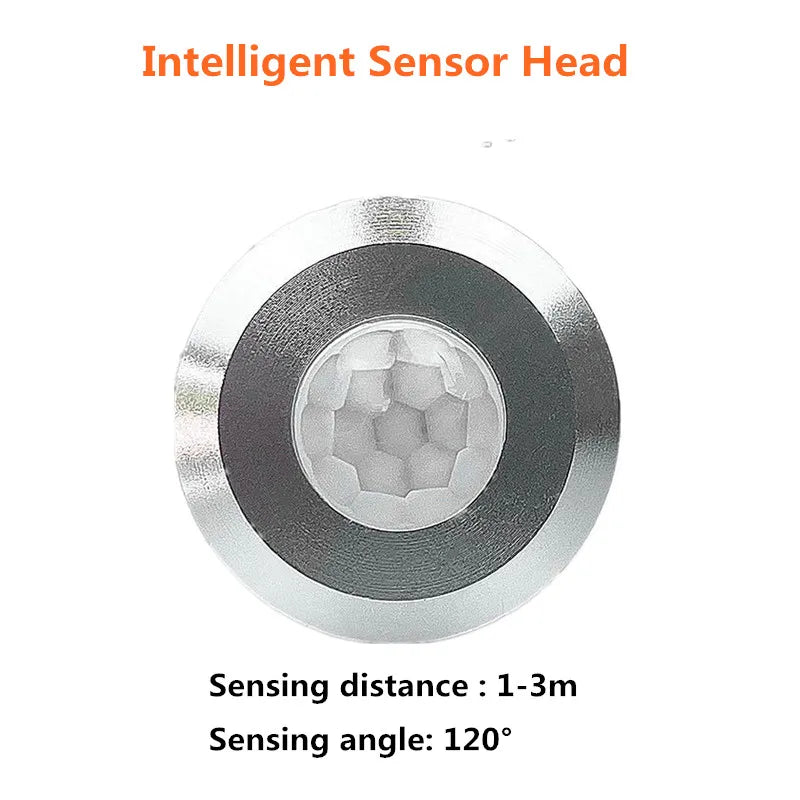 Stair PIR Motion Sensor LED Strip 12V SMD 5050 Lamp Tape + 32 Channels Staircase Step Controller + Power Supply + Connect Wire