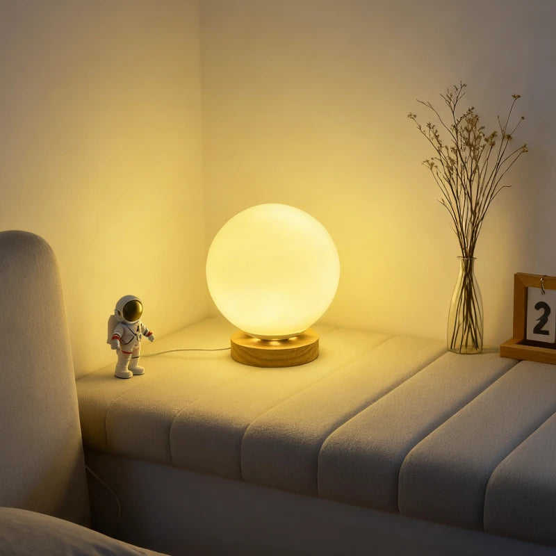 Creative Romantic Mood Table Lamp Minimalist Viral Design Ambient Night Light for Bedroom Bedside Cross-Border Bestseller