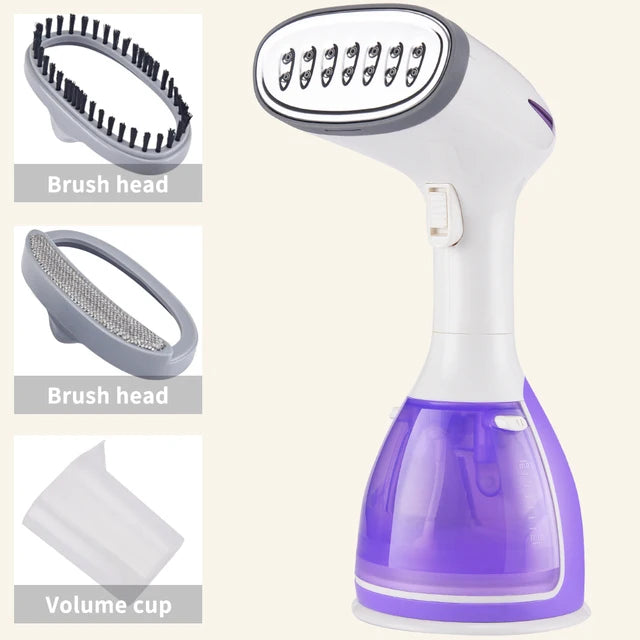saengQ 1500W Handheld Garment Steamer – 280ml Portable Vertical Steam Iron"
